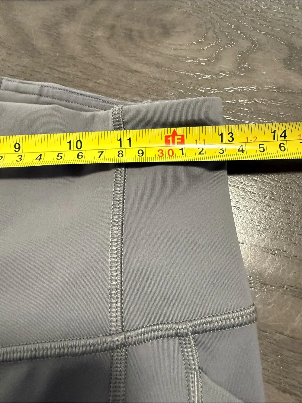Lululemon All The Right Places Crop Leggings Gray Size 6 23” Side Pockets